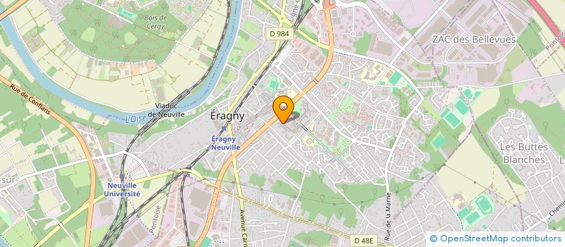localisation de l'entreprise S.C.I. DES CAYENNES  ERAGNY