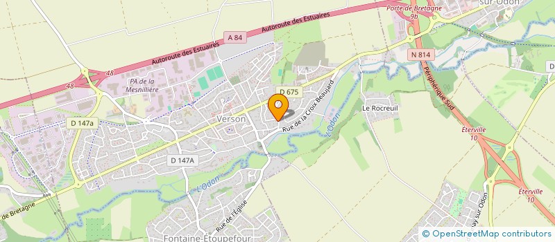 localisation de l'entreprise S.C.I. DES CHARDONNERETS  CARPIQUET