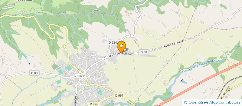 localisation de l'entreprise S.C.I. DES CHENES  QUINS