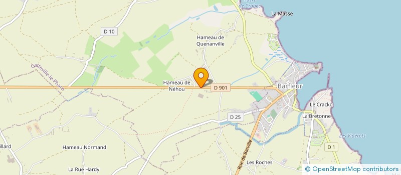 localisation de l'entreprise S.C.I. DES CHENES à GATTEVILLE-LE-PHARE