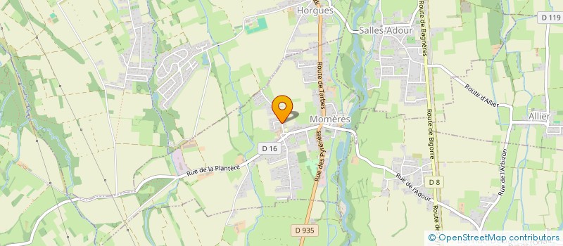 localisation de l'entreprise S.C.I. DES DEUX CALVAIRES  MOMERES