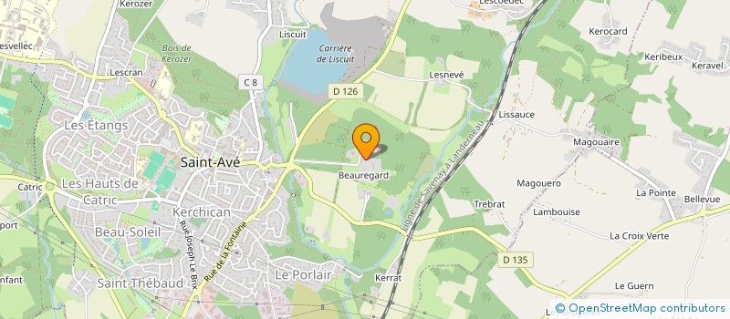 localisation de l'entreprise S.C.I. DES ECURIES DE BEAUREGARD  SAINT-AVE