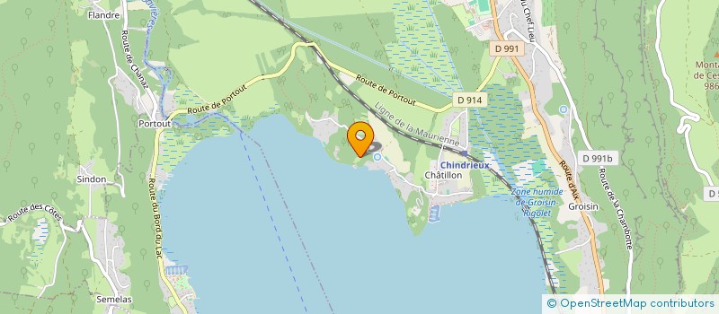 localisation de l'entreprise S.C.I. DES FUSTES  CHINDRIEUX