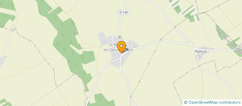localisation de l'entreprise S.C.I. DES GRAVIERS à LE BOULLAY-LES-DEUX-EGLISES