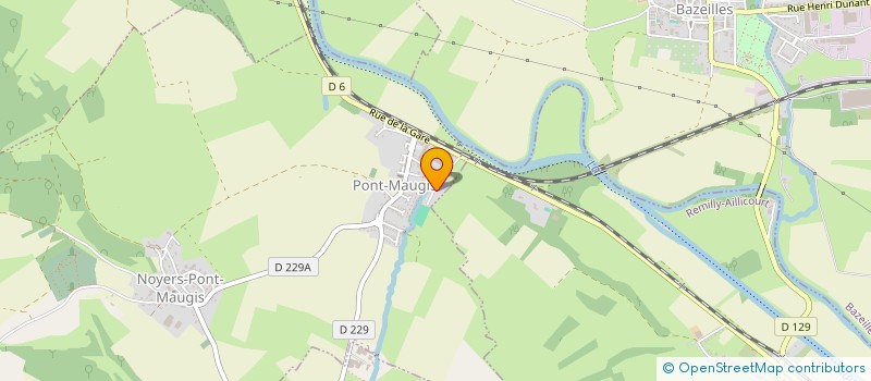 localisation de l'entreprise S.C.I. DES HUGUENOTS  NOYERS-PONT-MAUGIS