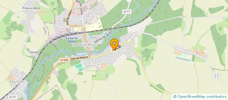 localisation de l'entreprise S.C.I. DES IGUANES  LA FERTE-MILON