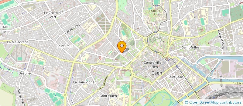 localisation de l'entreprise S.C.I. DES JACOBINS à CAEN