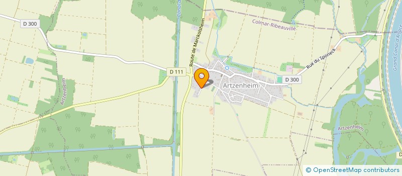 localisation de l'entreprise S.C.I. DES JARDINS  ARTZENHEIM