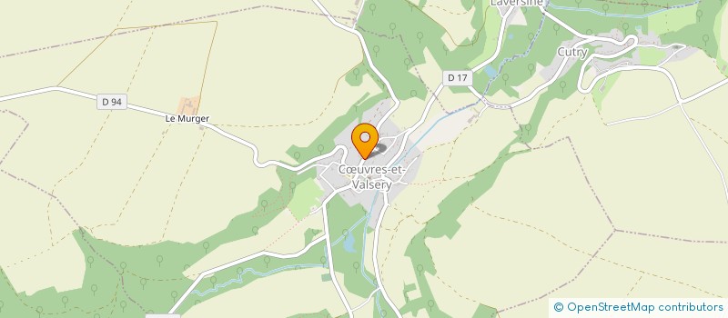 localisation de l'entreprise S.C.I. DES MARRONNIERS  CUVRES-ET-VALSERY