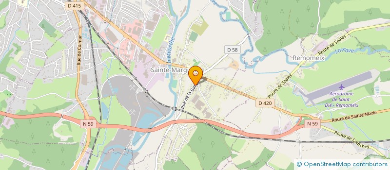 localisation de l'entreprise S.C.I. DES MELEZES  SAINTE-MARGUERITE