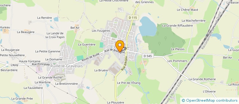 localisation de l'entreprise S.C.I. DES MESLIERS  SAINT-CYR-LE-GRAVELAIS