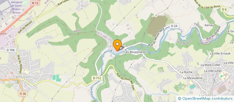 localisation de l'entreprise S.C.I. DES MINES  PLERIN