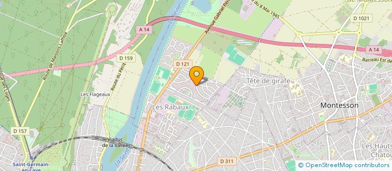 localisation de l'entreprise S.C.I DES OISEAUX  MONTESSON