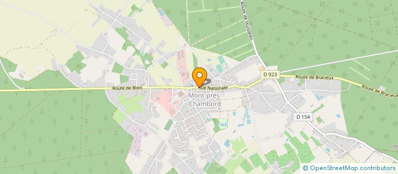 localisation de l'entreprise S.C.I. DES PIOCHES  MONT-PRES-CHAMBORD