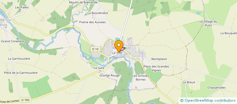 localisation de l'entreprise S.C.I. DES POIGNARDS à ORBIGNY