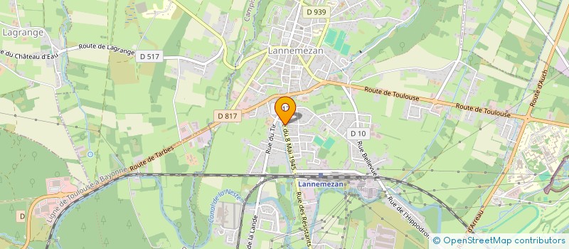 localisation de l'entreprise S.C.I. DES QUATRE APOTH  LANNEMEZAN