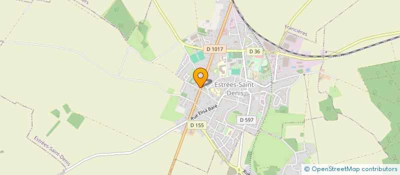 localisation de l'entreprise S.C.I. DES SIX  ESTREES-SAINT-DENIS