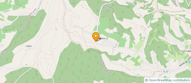 localisation de l'entreprise S.C.I DES TROIS STUDIOS  LABASTIDE-MARNHAC