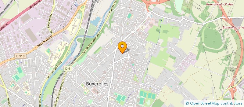 localisation de l'entreprise S.C.I. DES VIGNES  BUXEROLLES