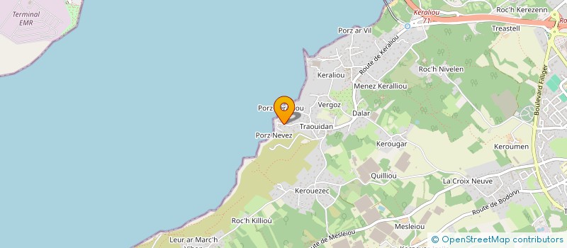 localisation de l'entreprise S.C.I. DESFOSSES  PLOUGASTEL-DAOULAS