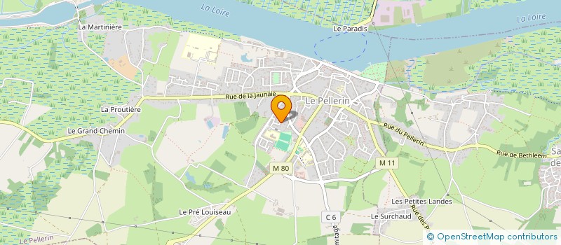 localisation de l'entreprise S.C.I DESIRADE  LE PELLERIN