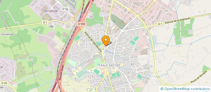 localisation de l'entreprise S.C.I DIAMS  PERPIGNAN