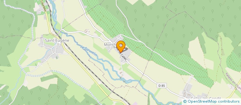 localisation de l'entreprise S.C.I DIDIFLORE  MONTHUREL