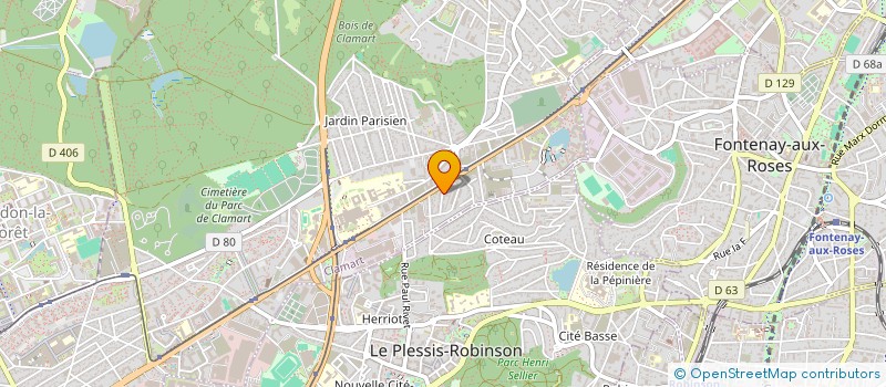 localisation de l'entreprise S.C.I. DIDOU  CLAMART