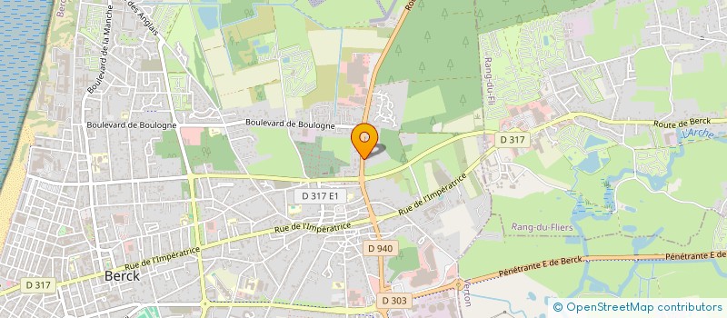 localisation de l'entreprise S.C.I. DIEU MERCI  BERCK