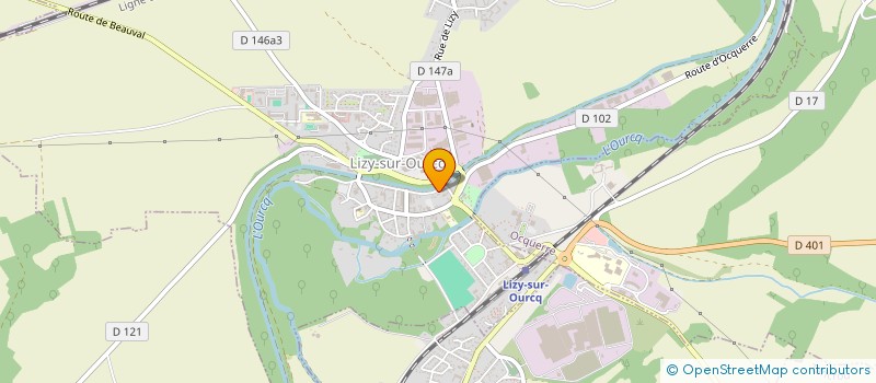 localisation de l'entreprise S.C.I. DIPITA DOUALLA  LIZY-SUR-OURCQ