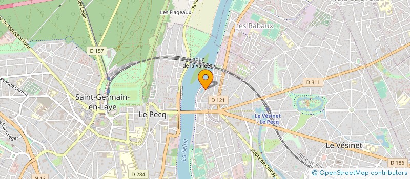 localisation de l'entreprise S.C.I DISYLA  LE PECQ