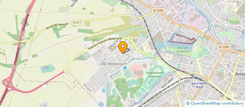 localisation de l'entreprise S.C.I. DIZONOR à AMIENS