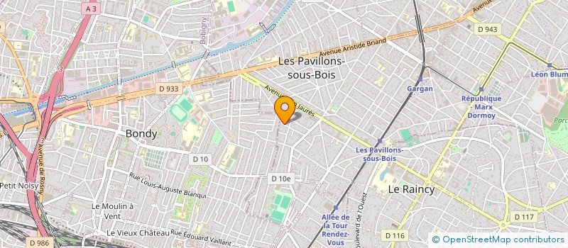 localisation de l'entreprise S.C.I DME à LES PAVILLONS-SOUS-BOIS