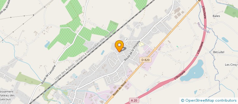 localisation de l'entreprise S.C.I. DNB 2  MONTAUBAN