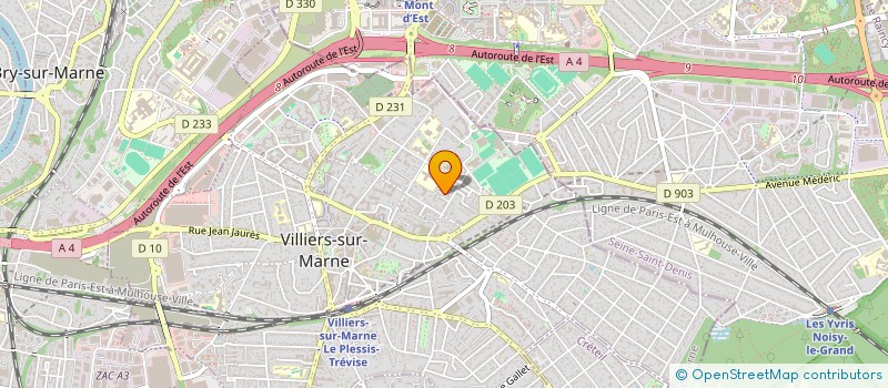 localisation de l'entreprise S.C.I  DR.G & C.I  VILLIERS-SUR-MARNE