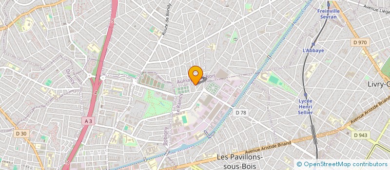 localisation de l'entreprise S.C.I DS INVEST  LES PAVILLONS-SOUS-BOIS