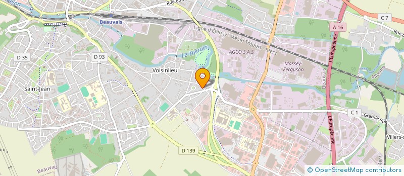 localisation de l'entreprise S.C.I. DU 22 BIS RUE DE CALAIS  BEAUVAIS