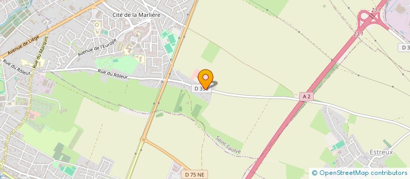 localisation de l'entreprise S.C.I. DU 22 ROUTE DE LA SABLIERE  SAINT-SAULVE