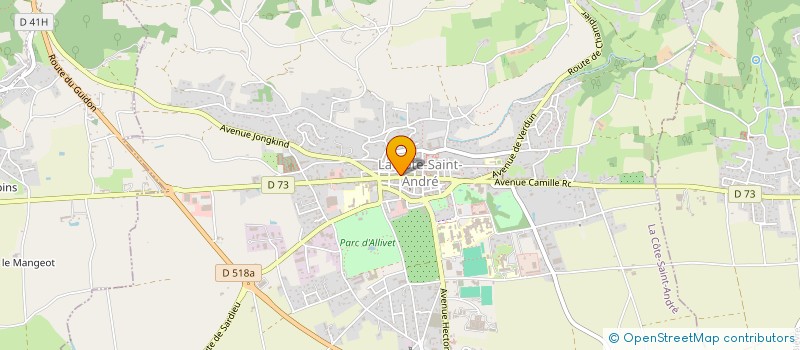 localisation de l'entreprise S.C.I. DU 24 RUE SAINT ANDRE  LA COTE-SAINT-ANDRE