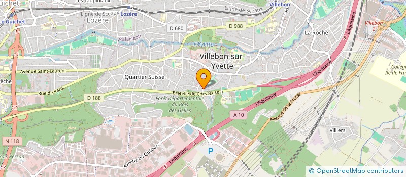 localisation de l'entreprise S.C.I DU 29 RUE GIRARDOT à VILLEBON-SUR-YVETTE