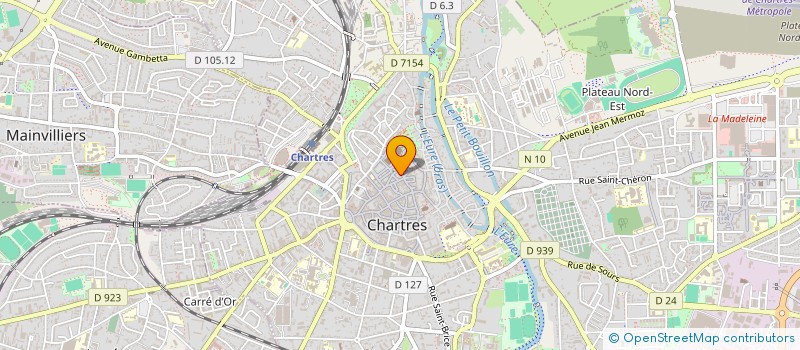 localisation de l'entreprise S.C.I. DU 41-43 RUE DES CHANGES  CHARTRES