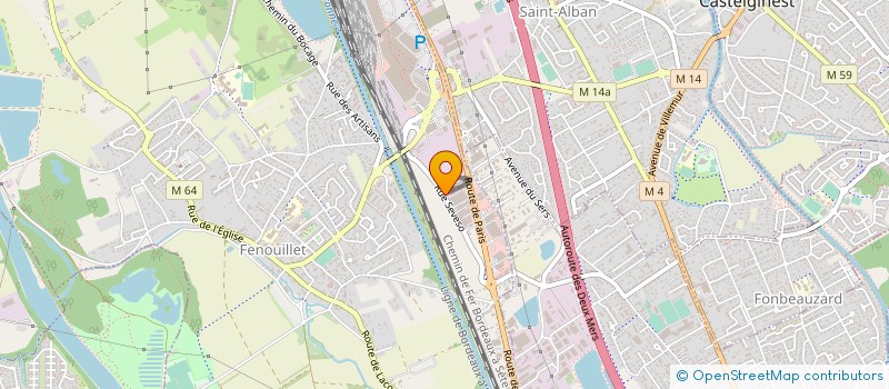 localisation de l'entreprise S.C.I DU 44 AVENUE DES ARENES  BARBAZAN-DEBAT