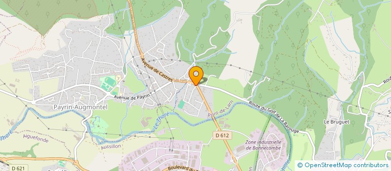 localisation de l'entreprise S.C.I. DU 54 AVENUE DE CASTRES  PONT-DE-LARN