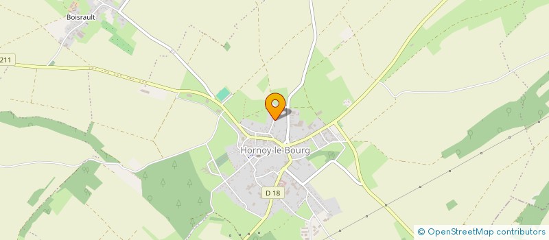 localisation de l'entreprise S.C.I. DU BOUNTY  HORNOY LE BOURG