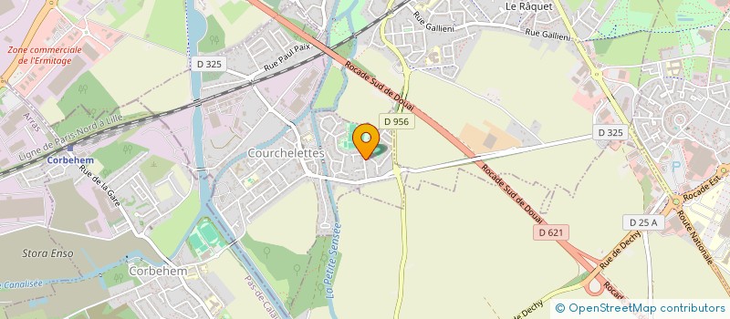 localisation de l'entreprise S.C.I. DU CABINET GUYNEMER  COURCHELETTES