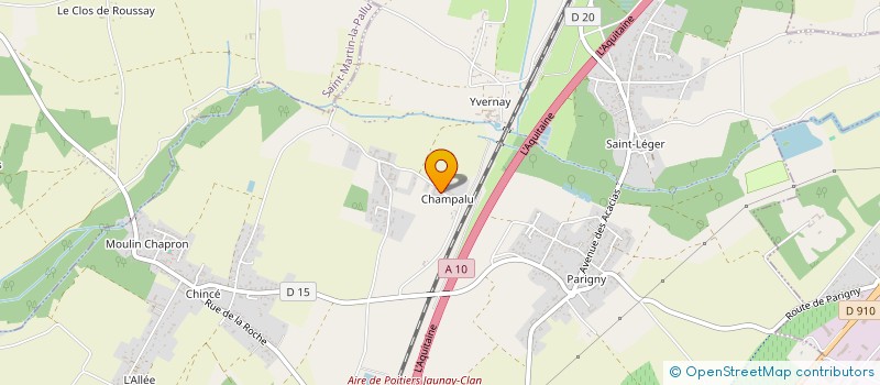 localisation de l'entreprise S.C.I. DU CARREFOUR  JAUNAY-MARIGNY