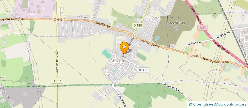 localisation de l'entreprise S.C.I. DU CASTEL  ABSCON