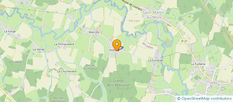 localisation de l'entreprise S.C.I. DU CHAMP DES ANES  BRUAILLES