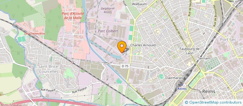 localisation de l'entreprise S.C.I. DU CHEMIN DES BOIS  REIMS