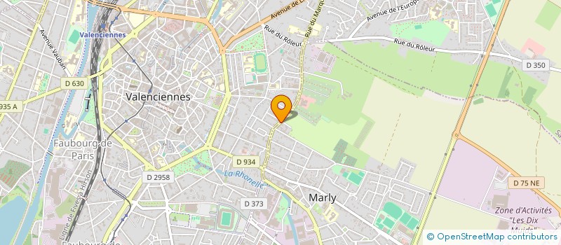 localisation de l'entreprise S.C.I. DU CHEMIN VERT à MARLY